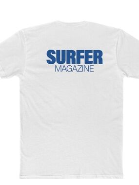 2XL - SURFER MAGAZINE logo retro 70s T-shirt   ( surfing tee - surf t-shirt )